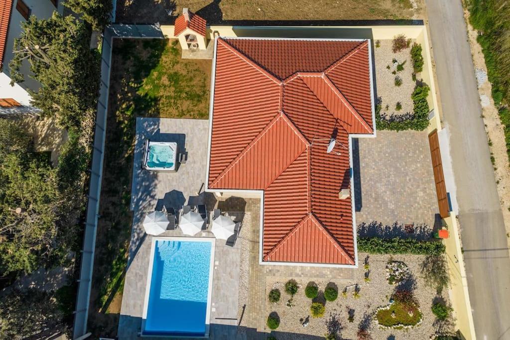 Villa Mattina, With Heated Pool And Jacuzzi Privlaka  Ngoại thất bức ảnh